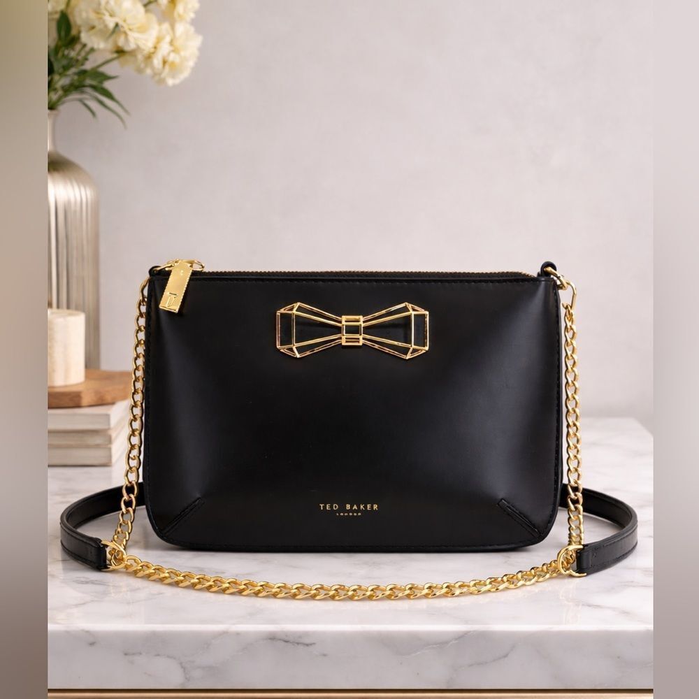Ted Baker London Greta Geo Bow Crossbody Bag NWOT